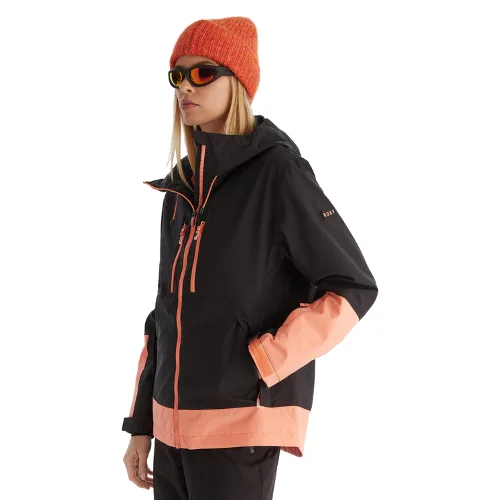 Roxy Kurtka narciarska Upwards JK ERJTJ03521 Czarny Regular Fit
