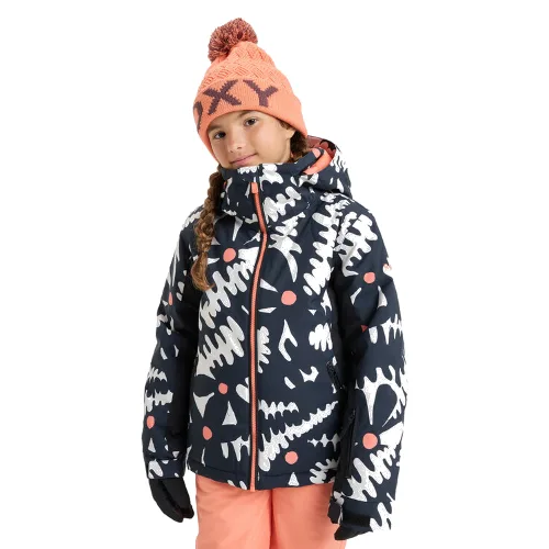 Roxy Kurtka snowboardowa Free Jet ERGTJ03198 Czarny Slim Fit