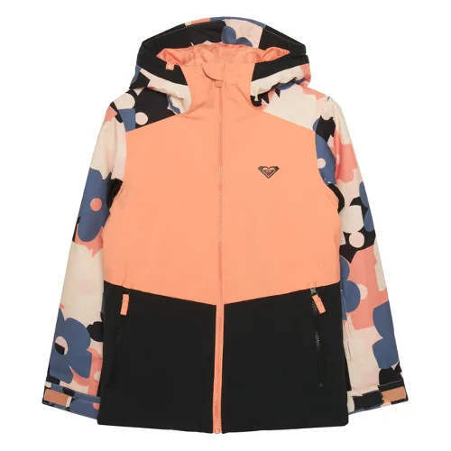 Roxy Kurtka snowboardowa Silverwinter ERGTJ03176 Koralowy Regular Fit