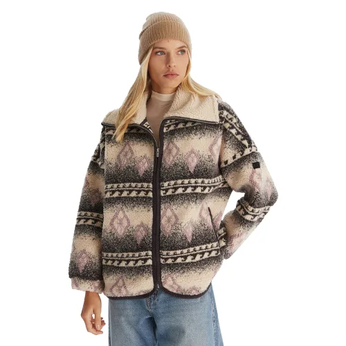 Roxy Polar Feels Like Winter ERJJK03676 Beżowy Regular Fit