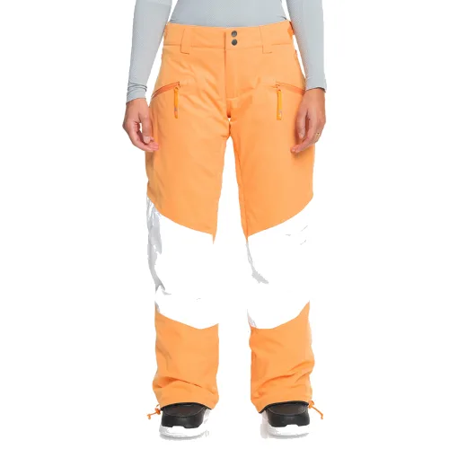 Roxy Spodnie narciarskie Ckwoodrose Pt Snpt ERJTP03260 Pomarańczowy Regular Fit