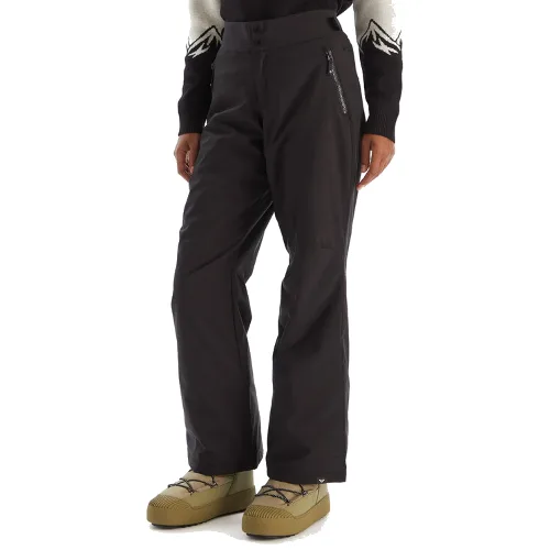 Roxy Spodnie narciarskie Snowy Crest PT ERJTP03301 Czarny Regular Fit