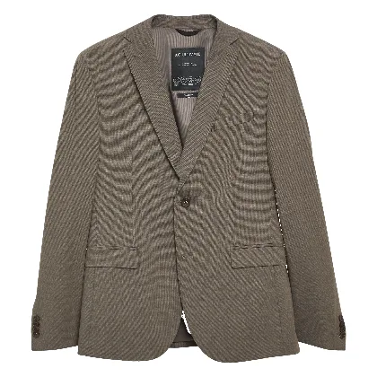 s.O ULTIMATE: Marynarka Slim Fit z mieszanki wełny