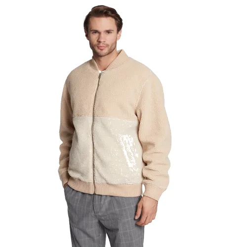 s.Oliver Kurtka bomber 2117853 Beżowy Regular Fit