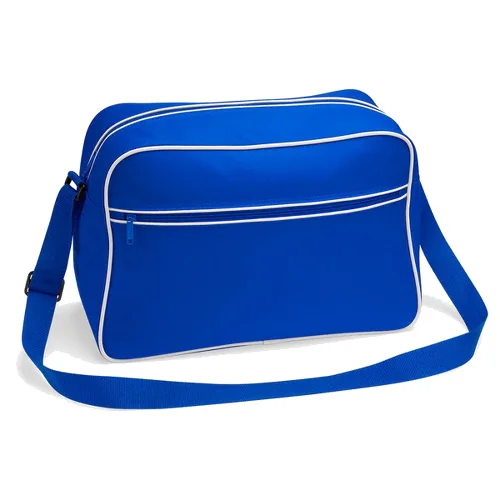 Sac bandoulière Rétro - Royal Blue / White - One Size