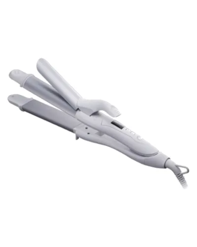 SALONIA - 2Way Straightening & Curling Hair Iron 32mm SL-002 (100-240V) - 1szt. - White