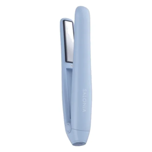 SALONIA - Cordless Hair Straightener 12mm - 1pc - SAL25119BL - Blue