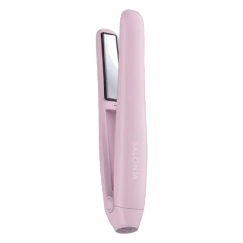 SALONIA - Cordless Hair Straightener 12mm - 1pc - SAL25119PK - Pink
