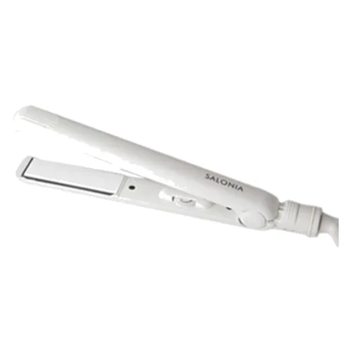 SALONIA - Hair Straightener 24mm SL-004 (100-240V) - 1szt. - White