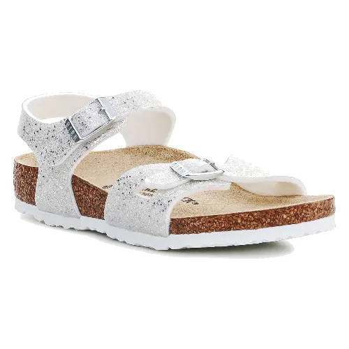 Sandały Birkenstock Rio Kids Cosmic Sparkle White 1022198