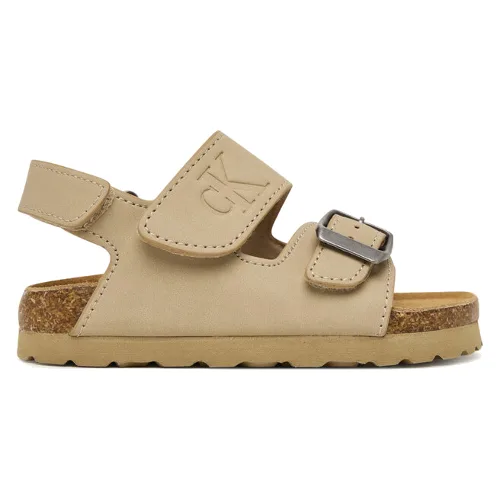 Sandały Calvin Klein Velcro V3X2-83328-0315 M Beżowy