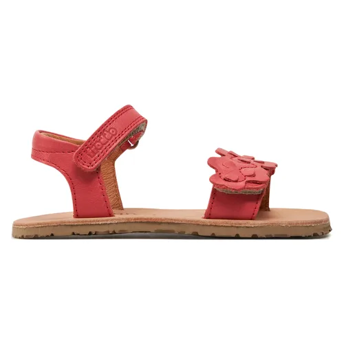 Sandały Froddo Barefoot Flexy Flowers G3150265 M Czerwony