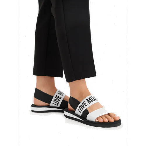 Sandały LOVE MOSCHINO JA16033G0MJN410A Biały