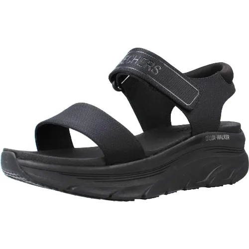 Sandały SKECHERS DLUX WALKER NEW BLOCK Czarny