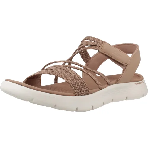 Sandały SKECHERS GO WALK FLEX Brązowy