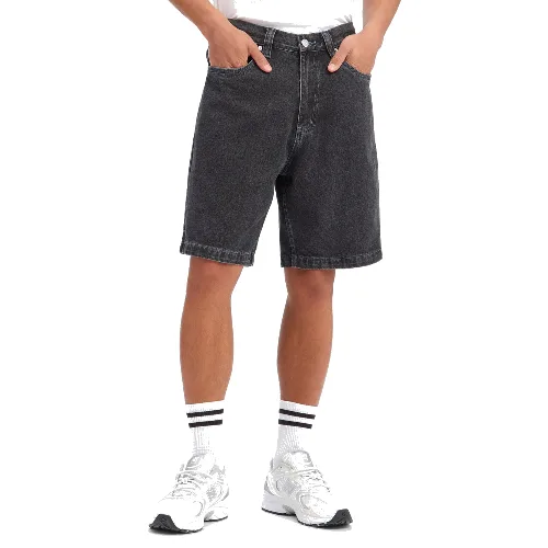 Santa Cruz szorty dżinsowe - Stamped Big Shorts Mężczyźni Bawełna szary