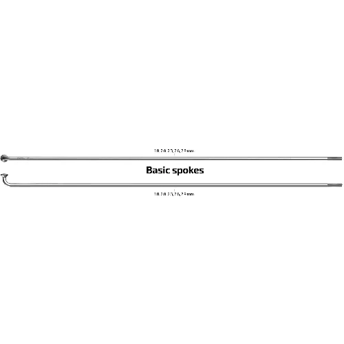 Sapim Leader Szprychy 290 mm 14G (2,00 mm) FG 2.3 - Stal nierdzewna 100 szt