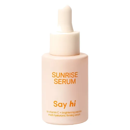 Say hi SUNRISE SERUM ujędrniająco - rozjaśniające serum z witaminą C i peptydem Serum z witaminą c 30 ml