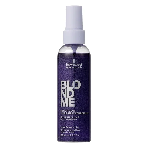 Schwarzkopf Professional BlondMe BLONDME Bond Repair Odżywka Neutralizująca w Sprayu (Fioletowa) 150ml Odżywki bez spłukiwania