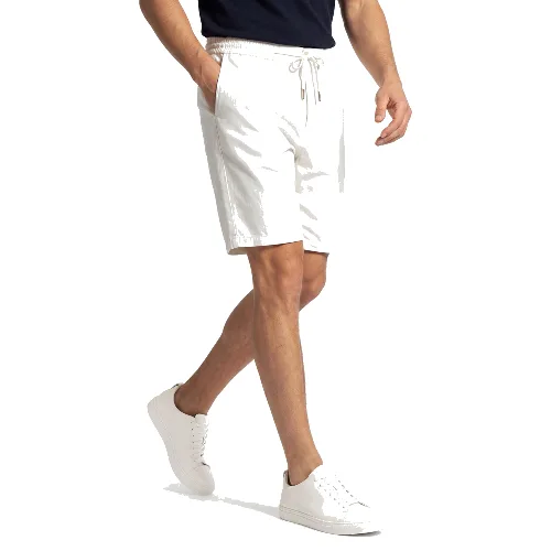 Scotch & Soda Bermudy z zawartością lnu Mężczyźni Bawełna biały, 31