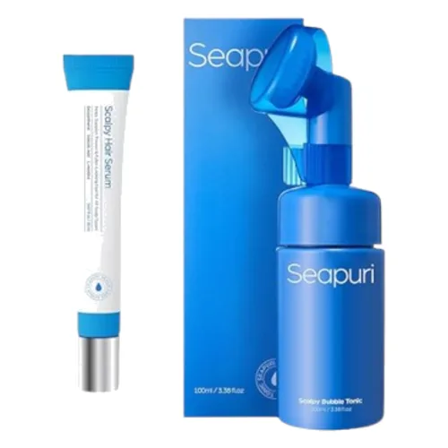 Seapuri - Scalp Therapy Set : Scalpy Hair Serum - 20ml (1szt.) X Scalpy Bubble Tonic - 100ml (1szt.)