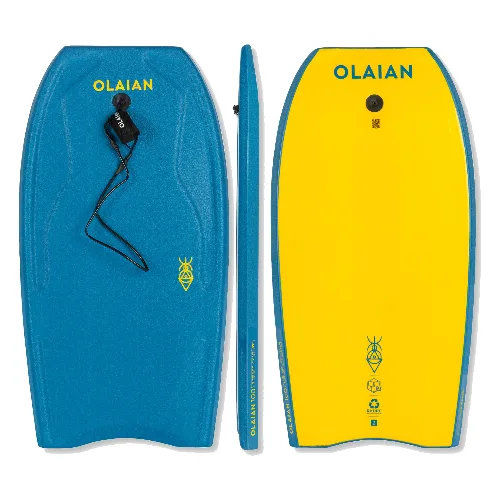Second Life - Deska bodyboard Decathlon 100 39" z leashem na nadgarstek