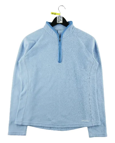 Second life - Jasnoniebieski polarowy sweter damski - Stan dobry