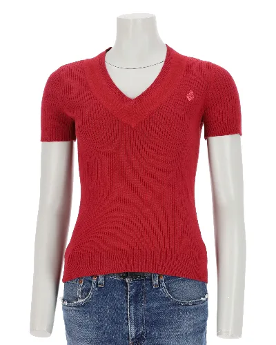 Second life - Lauren Ralph Lauren sweter damski czerwony - Jak nowy