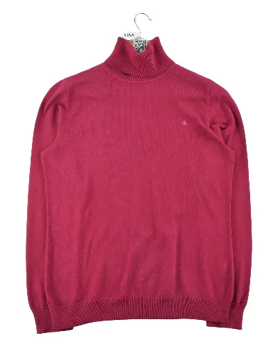 Second life - Lauren Ralph Lauren sweter damski z golfem czerwony - Jak nowy