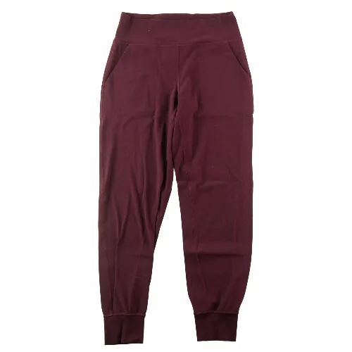 Second life - Legginsy damskie krótkie bordeaux - Jak nowy
