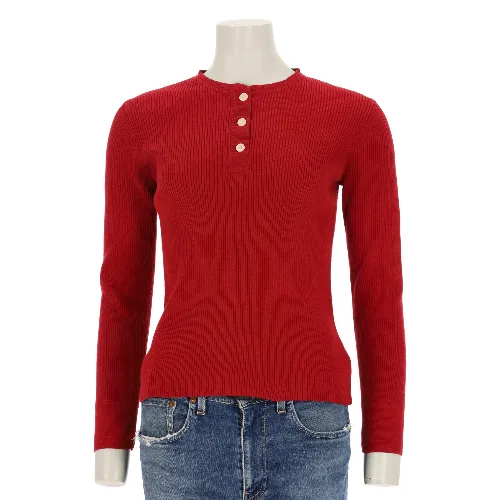 Second life - Sweter damski czerwony - Jak nowy