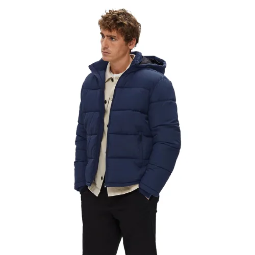 Selected Homme Kurtka zimowa Cooper 16089957 Granatowy Regular Fit