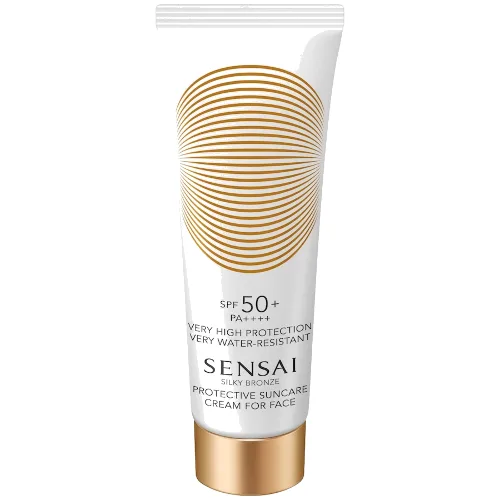 SENSAI SENSAI Silky Bronze SENSAI SILKY BRONZE PROTECTIVE SUNCARE CREAM FOR FACE SPF 50+ Ochrona przeciwsłoneczna 50 ml