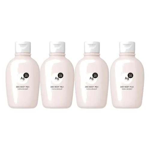 Shiseido - Ag Deo 24 Deodorant Body Milk - 180ml - Floral Bouquet (4szt.) Set