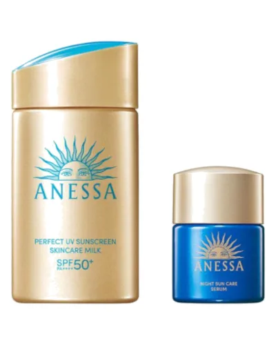 Shiseido - Anessa Perfect UV Sunscreen Skin Care Milk SPF50+ PA++++ Set - 60ml + 12ml