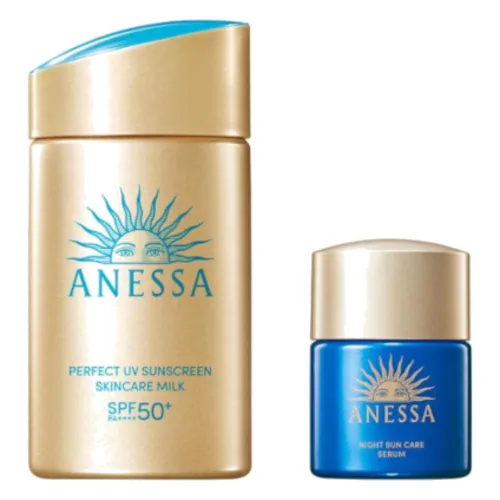 Shiseido - Anessa Perfect UV Sunscreen Skin Care Milk SPF50+ PA++++ Set - 60ml + 12ml