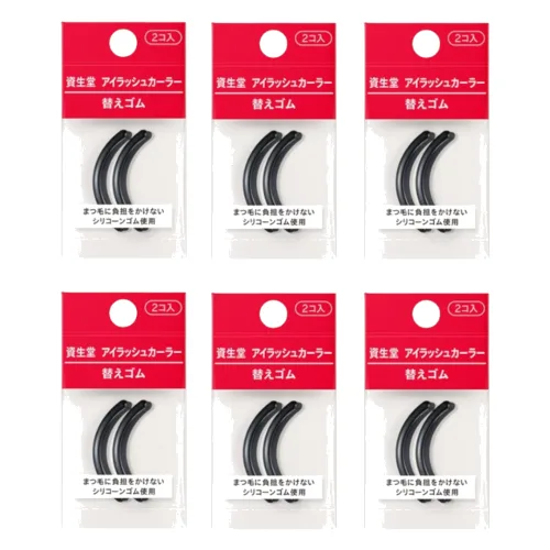 Shiseido - Eyelash Curler 214 Rubber Refill (6szt.) Set