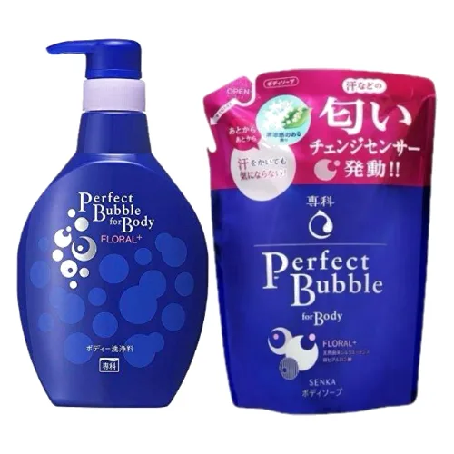 Shiseido - Senka Perfect Bubble For Body Floral & Refill Set