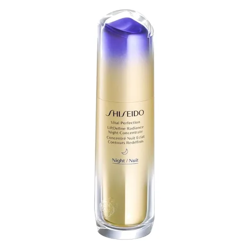 Shiseido Vital Perfection LiftDefine Radiance Night Concentrate Serum przeciwzmarszczkowe 40 ml Damski