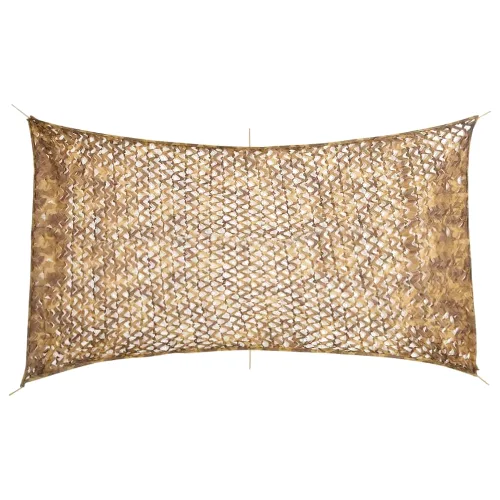 Siatka maskująca VidaXL z pokrowcem 506x279 cm kolor piaskowy