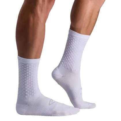 Skarpety EKOI Perf AERO FASTER LINE 18 cm Białe