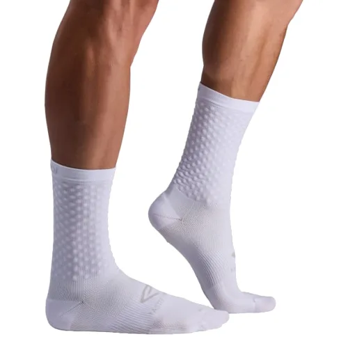 Skarpety EKOI Perf AERO FASTER LINE 18 cm Białe