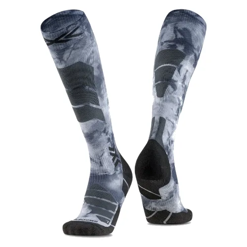 Skarpety narciarskie unisex X-Socks SKI EXPERT WILD OTC TIEDYE X czarne
