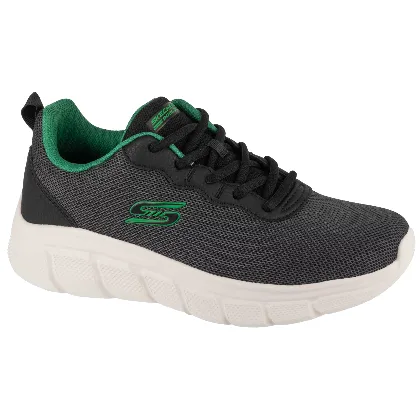 Skechers Bobs B Flex - Icy Edge 118109-BLK, Męskie, Czarne, buty sneakers, tkanina, rozmiar: 42