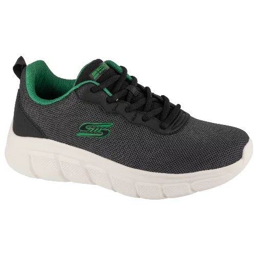 Skechers Bobs B Flex - Icy Edge 118109-BLK, Męskie, Czarne, buty sneakers, tkanina, rozmiar: 42