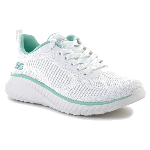 Skechers Bobs Squad Chaos Parallel Lines 117212-OFWT