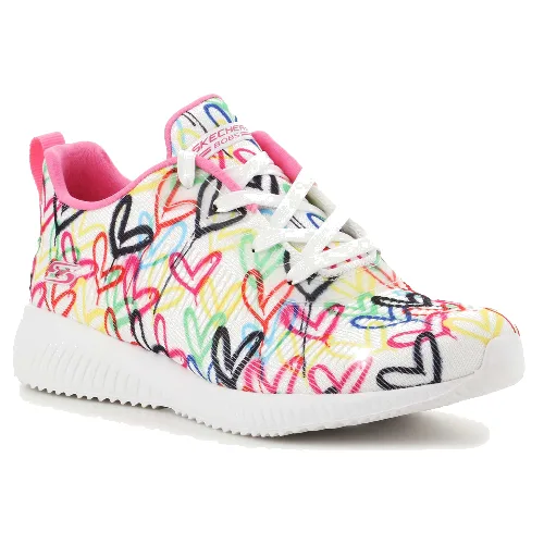 Skechers Bobs Squad Starry Love White 117092-WMLT