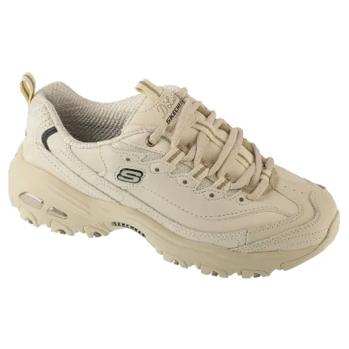Skechers D'Lites - Fresh Start 11931-OFWT, Damskie, Białe, buty sneakers, skóra licowa, rozmiar: 36