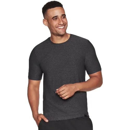 Skechers Go Dri All Day Tee TS107-BKCC, Męskie, Szare, t-shirty, poliester, rozmiar: M