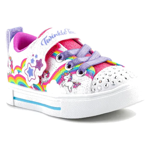 Skechers S-Lights Girls Twinkle Sparks Jumpin Clouds 314809N-WMLT